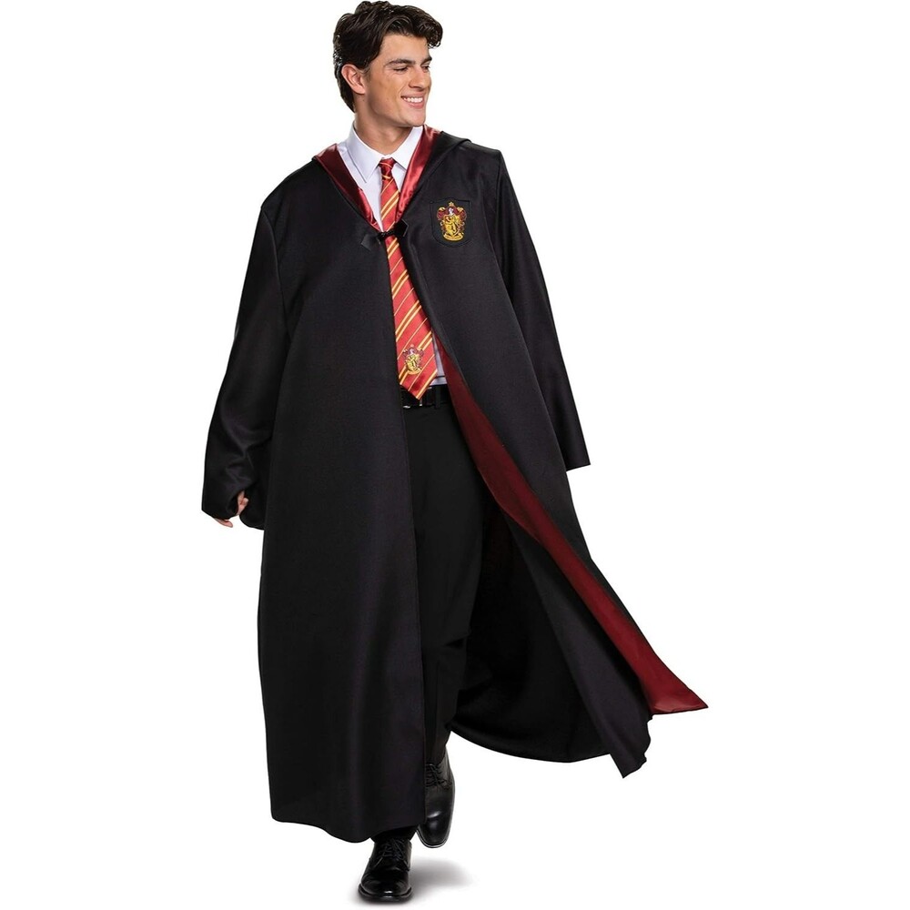 Disguise Adult Harry Potter Robe Costume Gryffindor MEDIUM 38-40 Black & Red